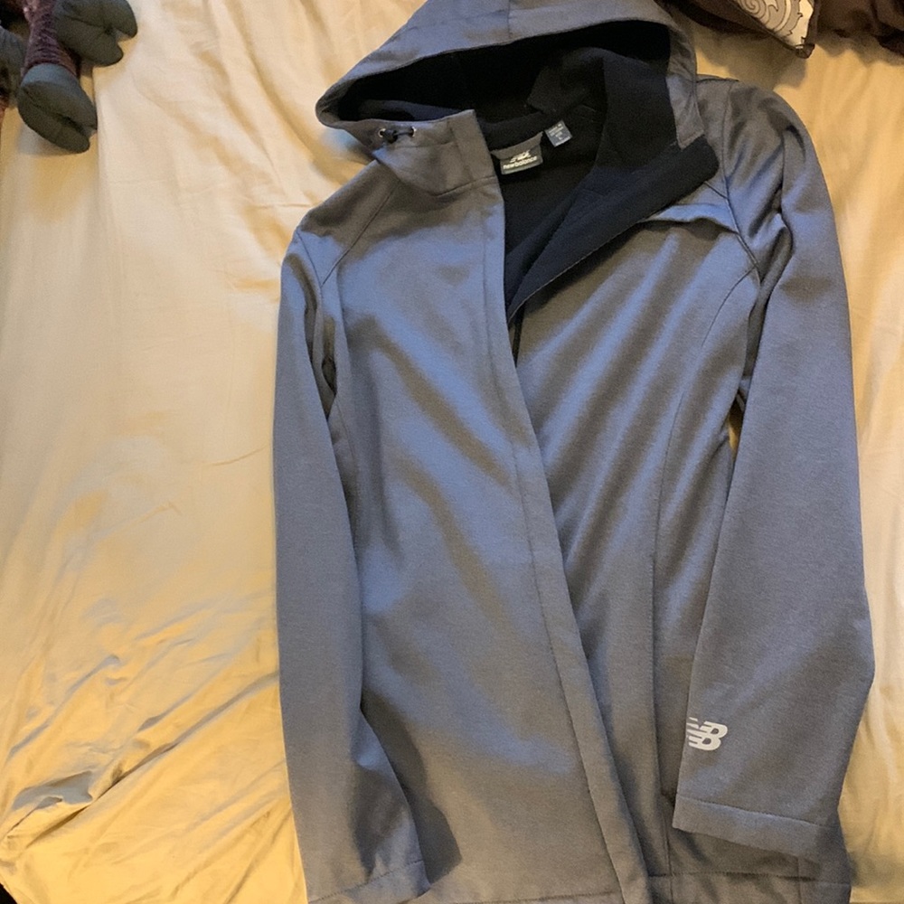 New balance Grey hooded wind and water resistant